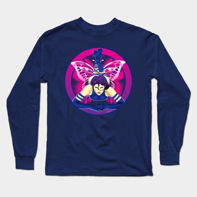 Psylocke (90's) Inspired by Nagel Long Sleeve T-Shirt by The iMiJ Factory